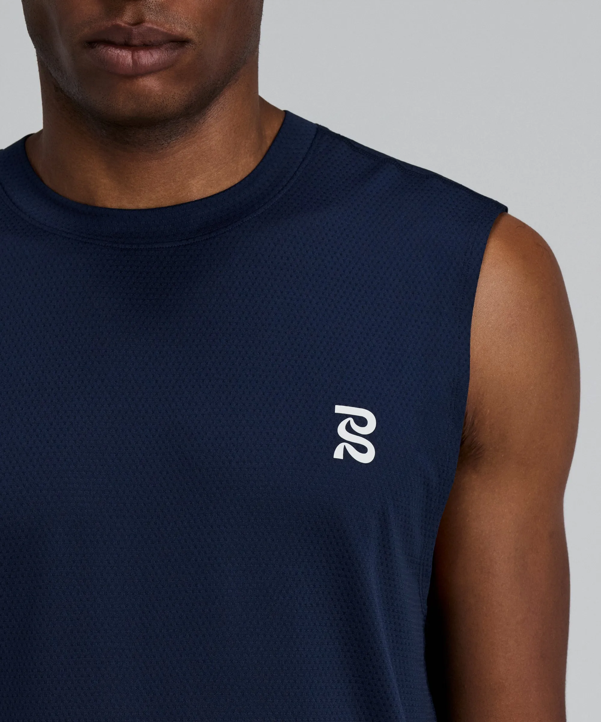 Men's Micromesh™ Run Tank - NY Navy sold by Bandit Running product image thumbnail 2