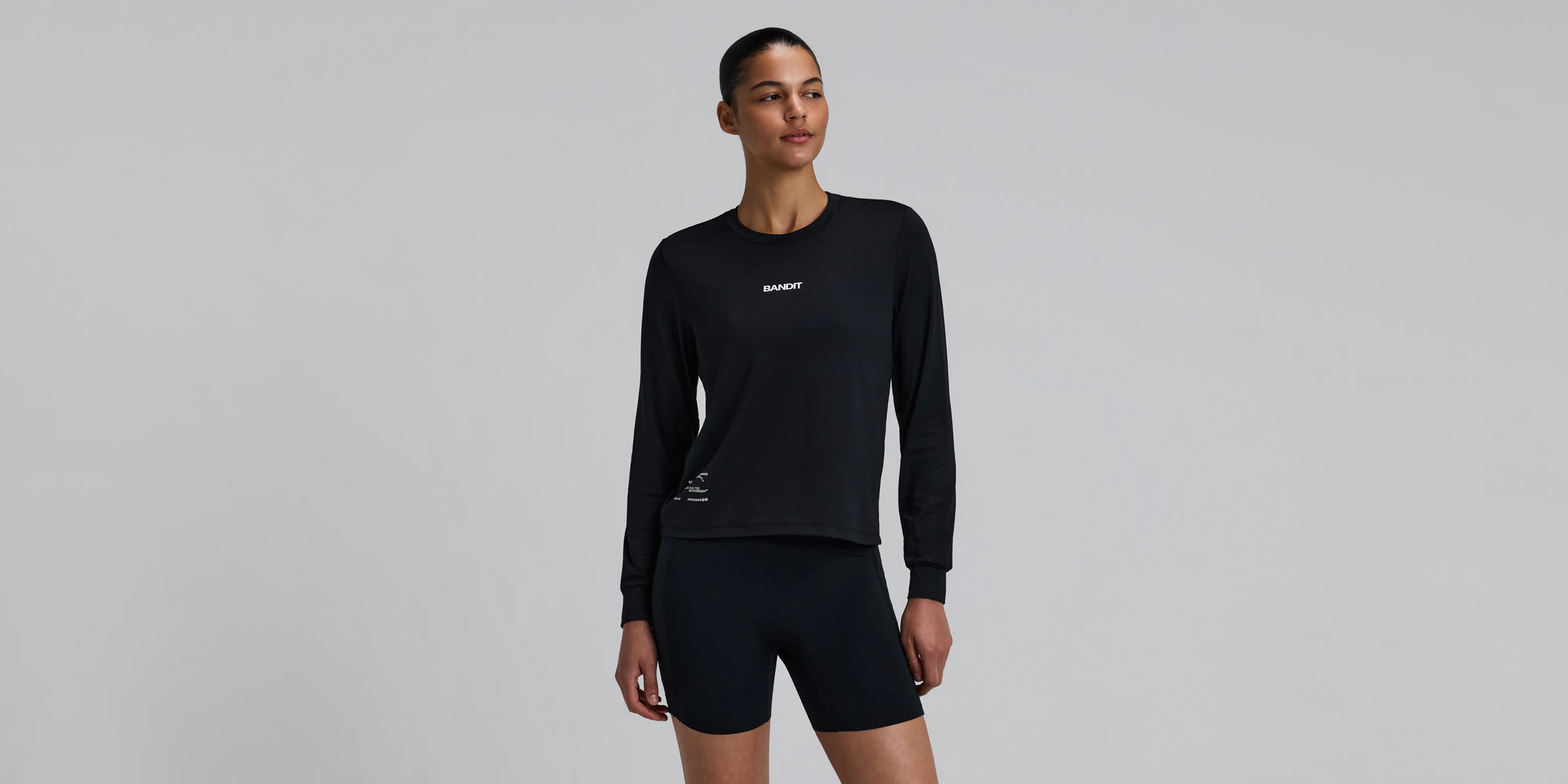 Women's Micromesh™ Long Sleeve - Black sold by Bandit Running product image thumbnail 3