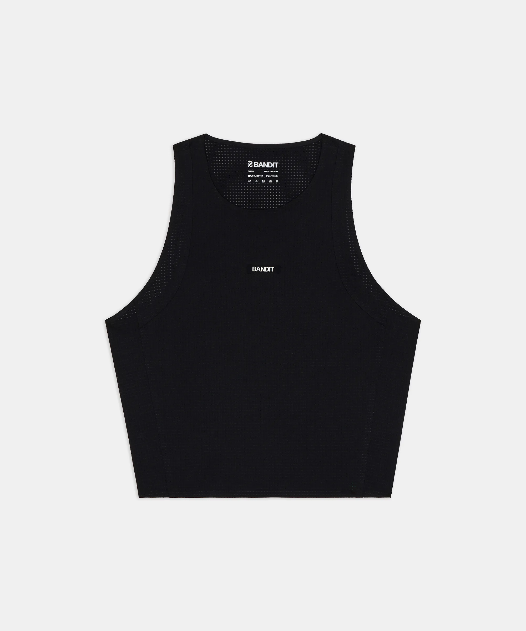Women's GeoMesh™ Race Singlet - Black sold by Bandit Running