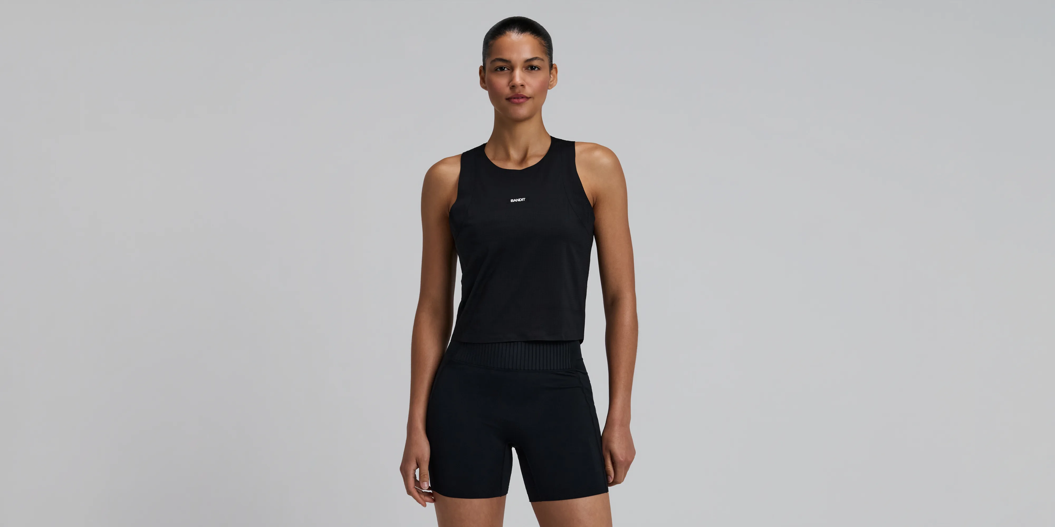 Women's GeoMesh™ Race Singlet - Black sold by Bandit Running product image thumbnail 3
