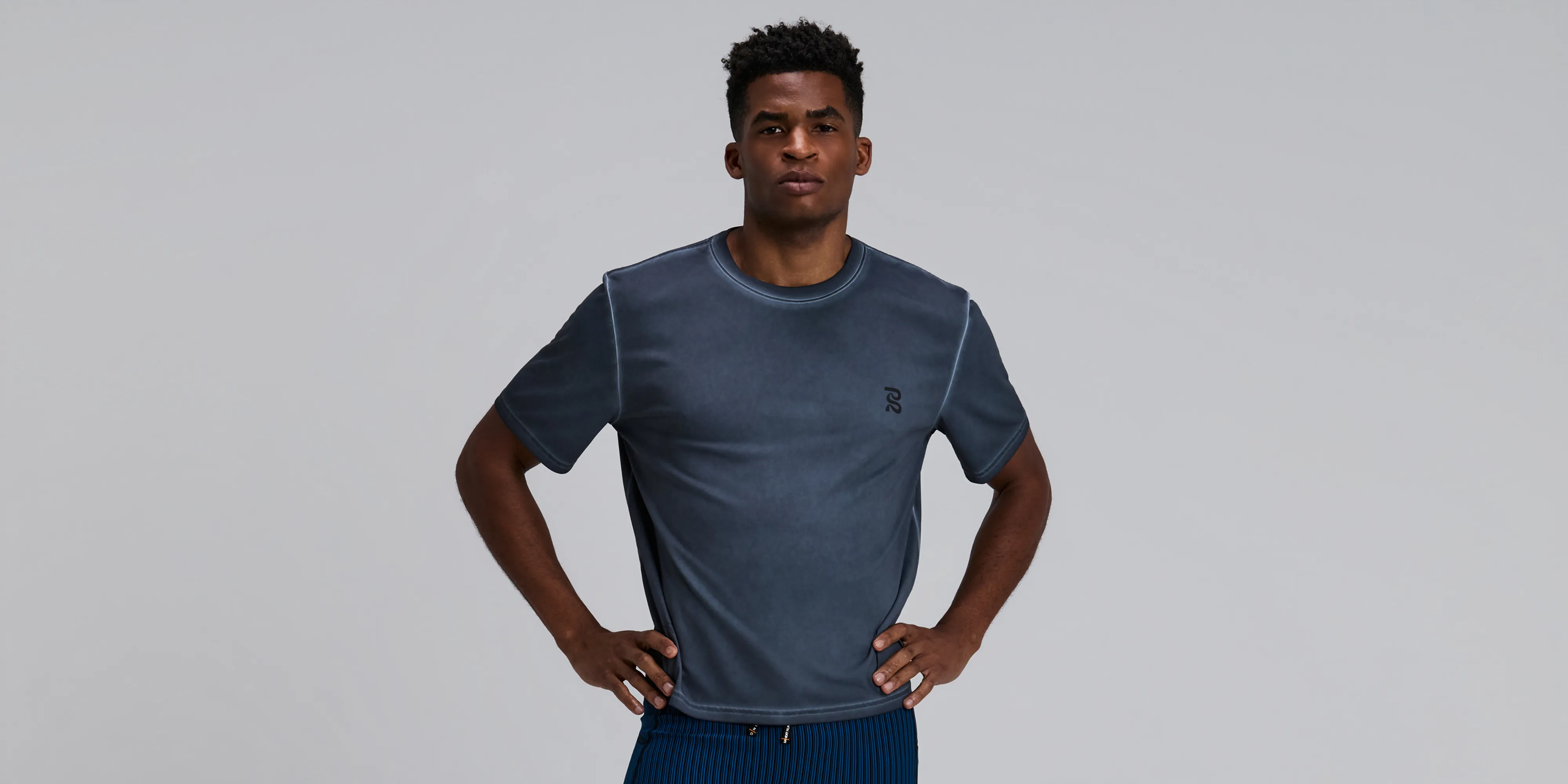 Men's FrioSoft™ Performance Box Tee - Anthracite SaltFade™ sold by Bandit Running product image thumbnail 3