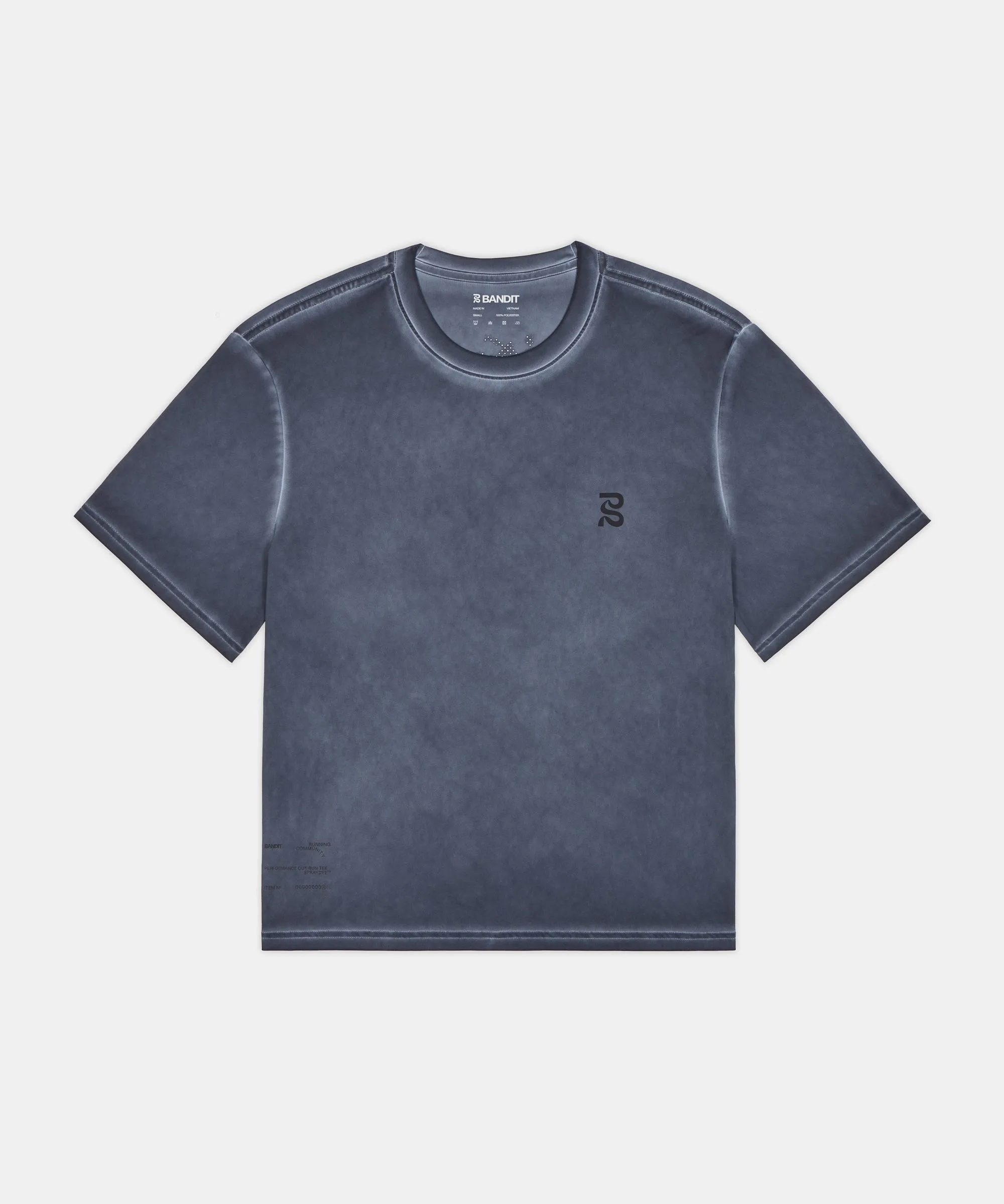 Men's FrioSoft™ Performance Box Tee - Anthracite SaltFade™ sold by Bandit Running