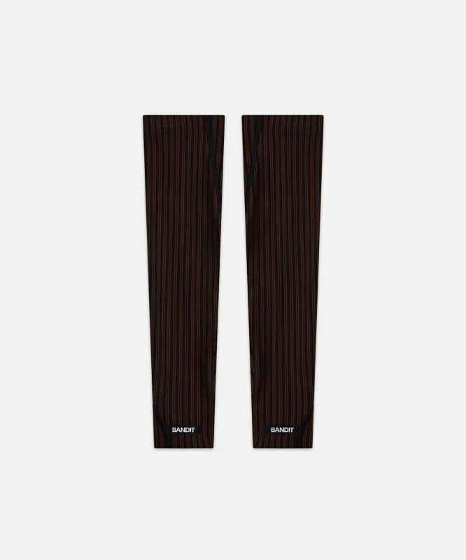 Striped Cadence™ Compression Sleeves made by Bandit Running