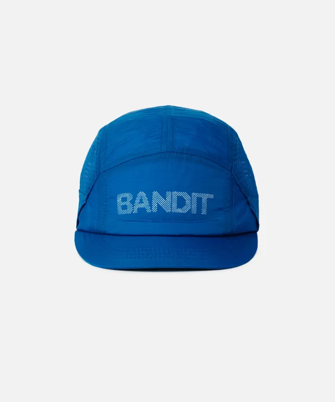 Nylon HumoFit™ Run Hat with Sunglasses Holder - Ink Blue made by Bandit Running