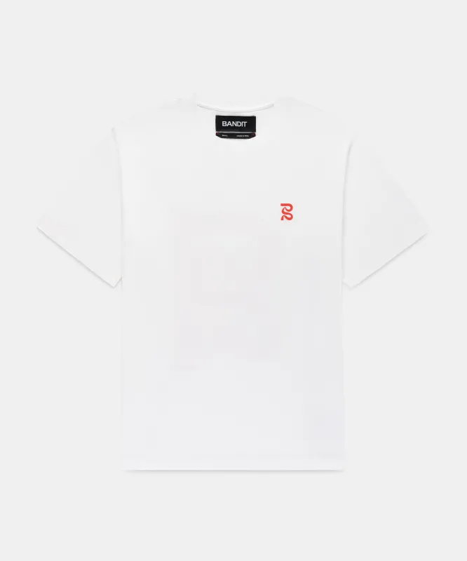 Unisex Cotton Tee - Karel Crosshatch Current made by Bandit Running