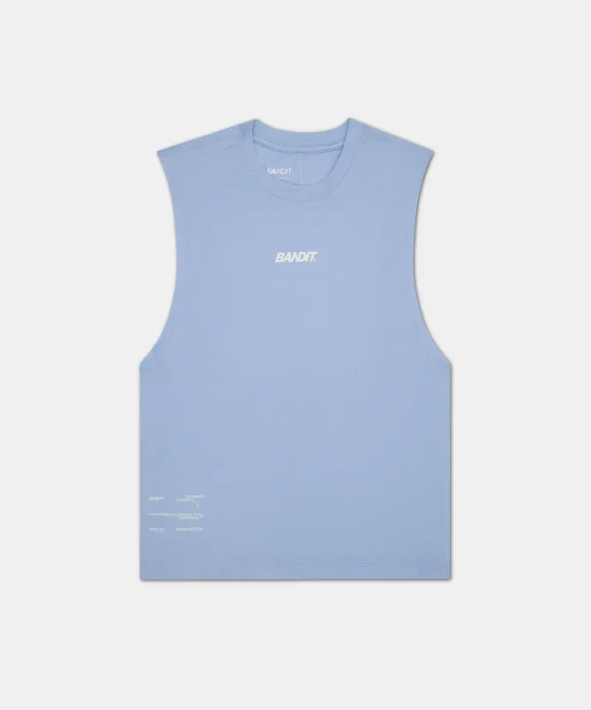 [devProduct] Women's M!cr0mesh™ Run Tank - Breeze Blue made by Bandit Running