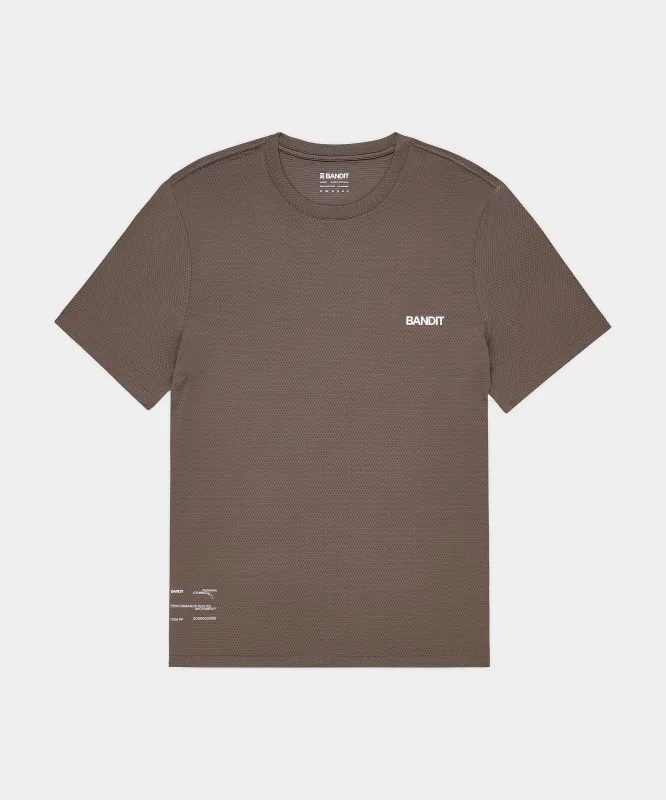 Men's Micromesh™ Run Tee - Cocoa made by Bandit Running