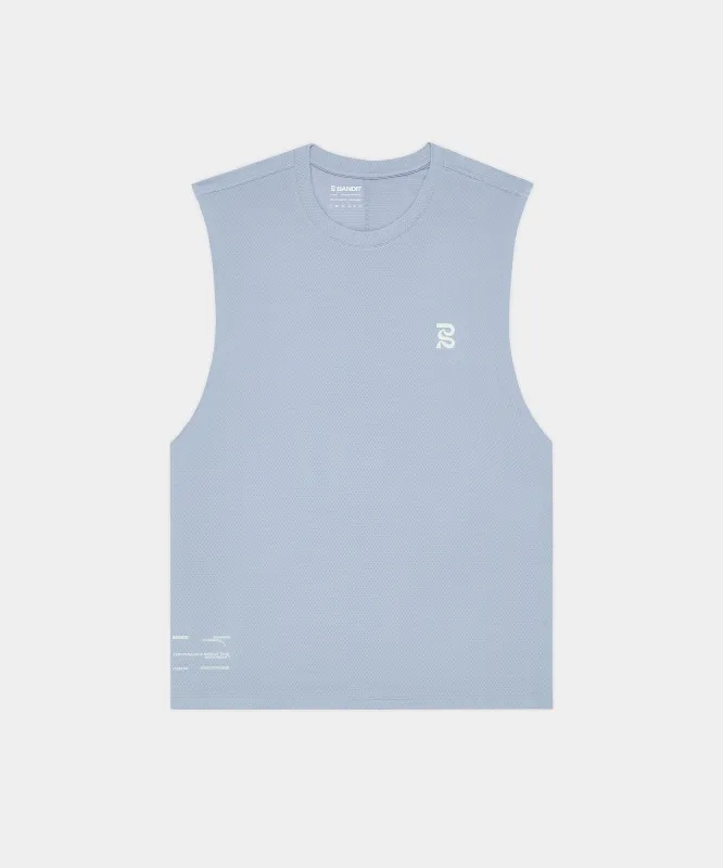 Men's Micromesh™ Run Tank - Pavilion Blue made by Bandit Running