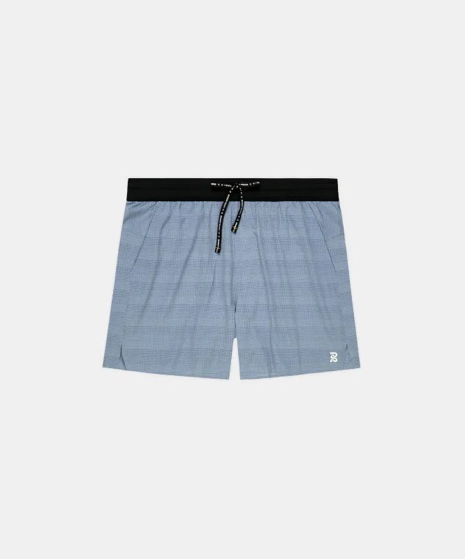 Men's CoolGrid™ 5" Run Shorts - Steel Horizon made by Bandit Running