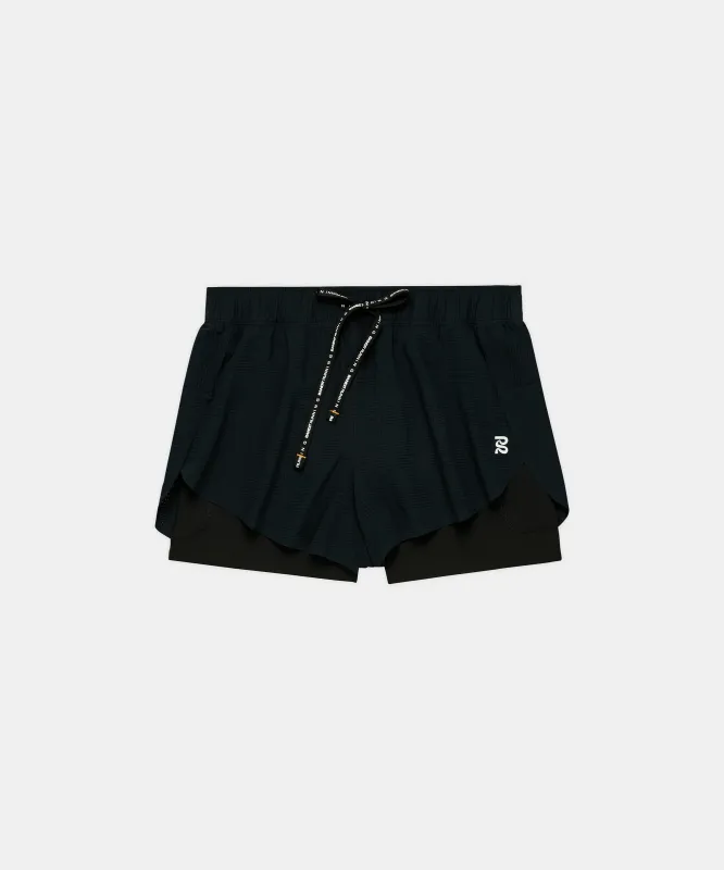 Women's CoolGrid™ 2-in-1 Run Shorts made by Bandit Running