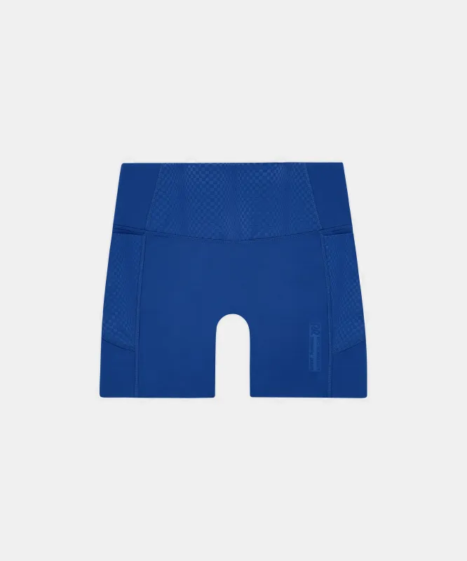 Women's Vanisher™ Threshold 5" High Waist Compression Shorts - Bauhaus Blue made by Bandit Running
