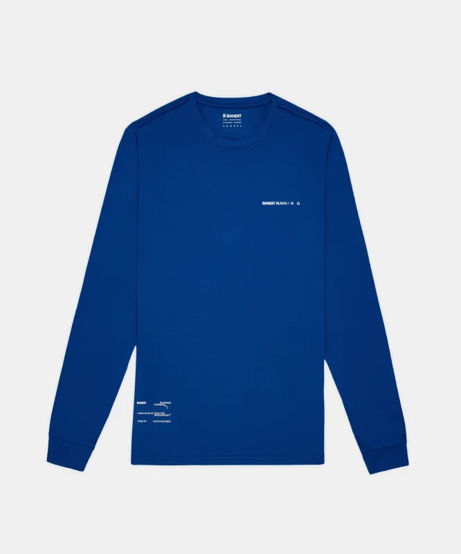 Men's Micromesh™ Long Sleeve - Bauhaus Blue made by Bandit Running