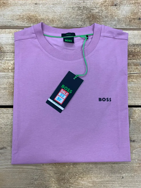 BOSS COTTON T-SHIRT WITH CONTRAST LOGO sold by Dynamite Terrace Menswear