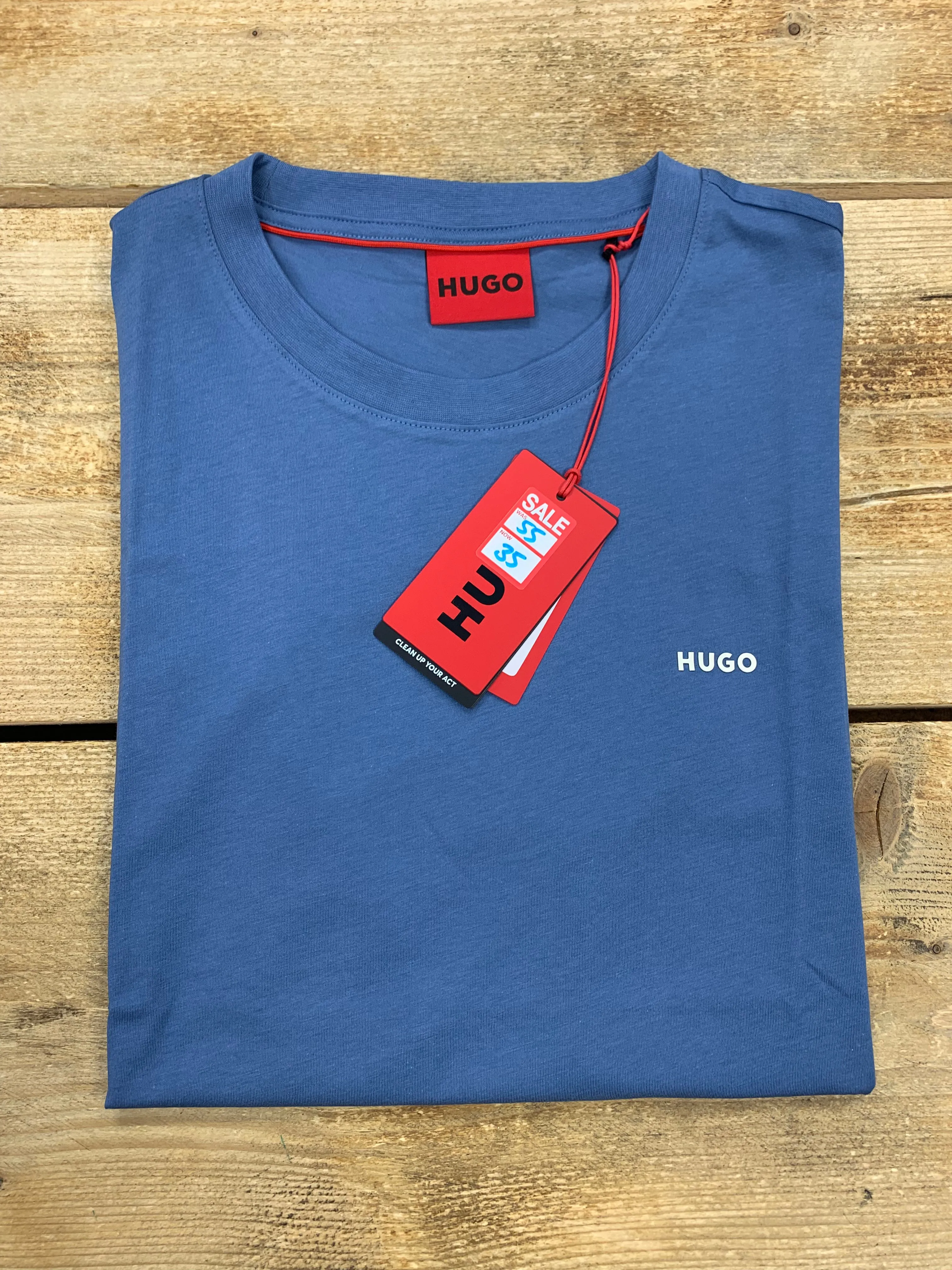 BOSS COTTON T-SHIRT WITH CONTRAST LOGO sold by Dynamite Terrace Menswear