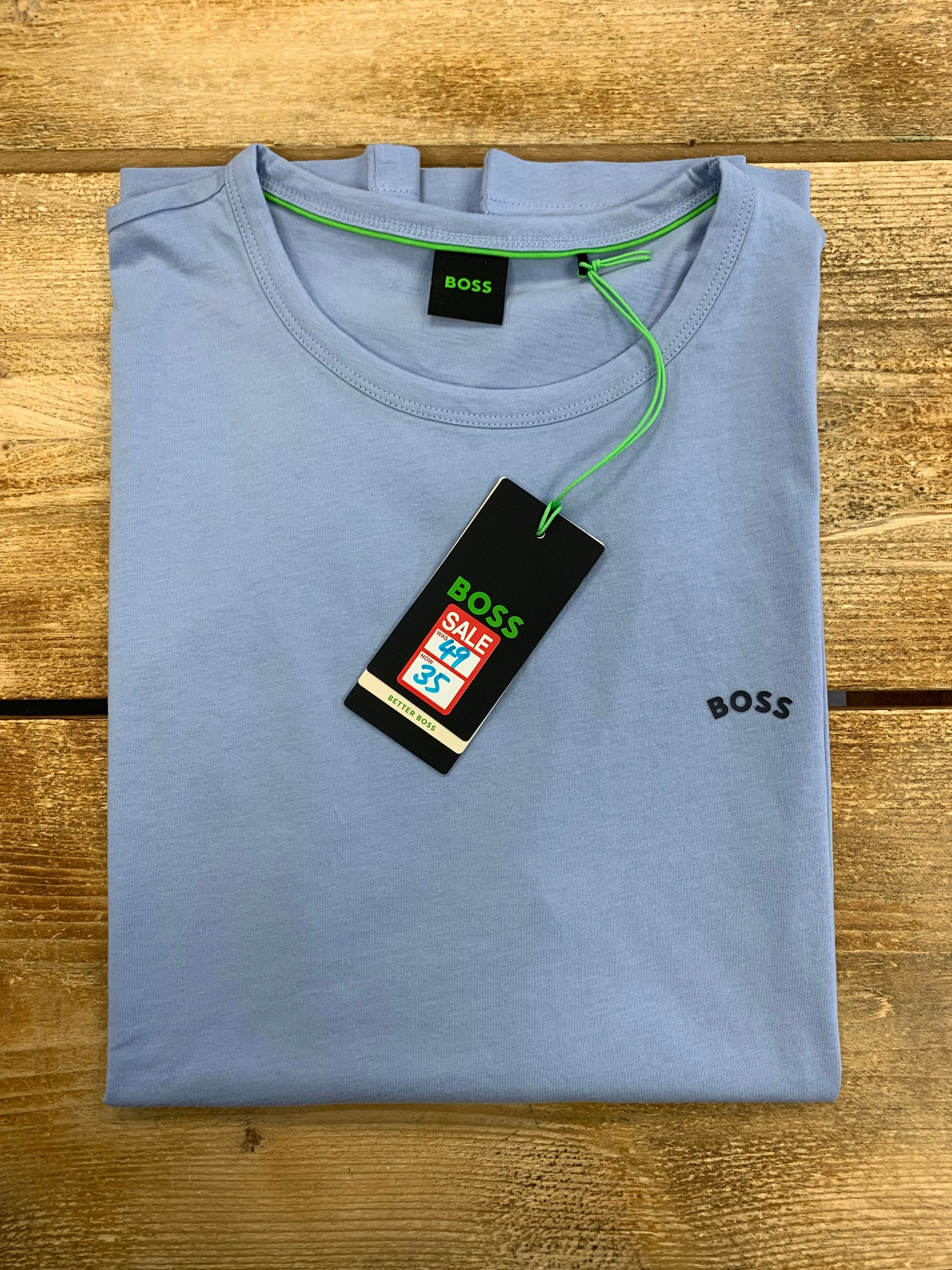 BOSS Curved Logo T-Shirt sold by Dynamite Terrace Menswear