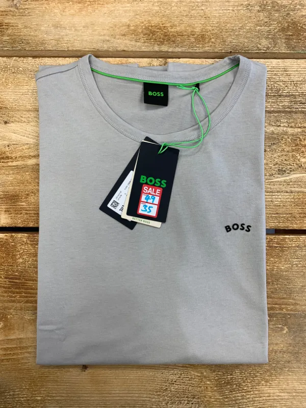 BOSS Curved Logo T-Shirt sold by Dynamite Terrace Menswear