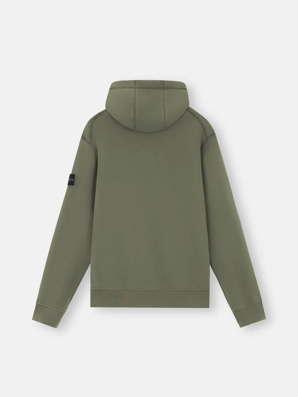 Stone Island 64251 COTTON FLEECE Hooded Full Zip Sweatshirt sold by Dynamite Terrace Menswear product image thumbnail 4