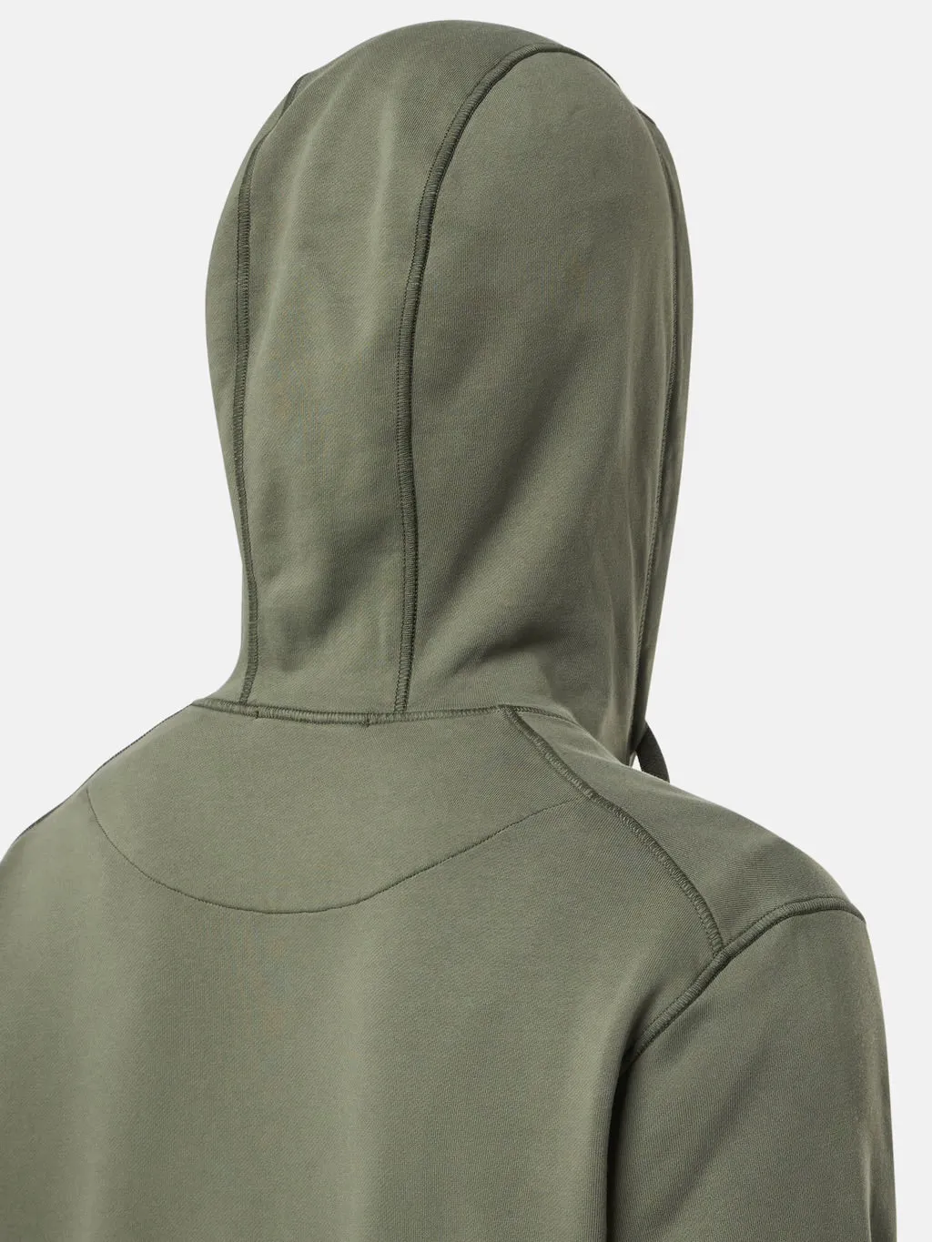 Stone Island 64251 COTTON FLEECE Hooded Full Zip Sweatshirt sold by Dynamite Terrace Menswear product image thumbnail 3