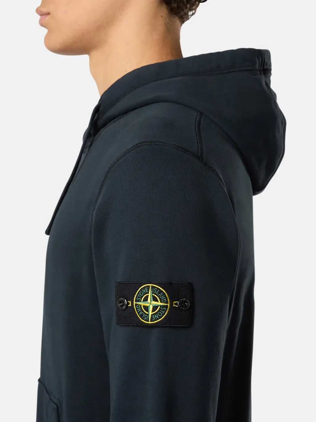 Stone Island 64151 COTTON FLEECE Hoodie sold by Dynamite Terrace Menswear product image thumbnail 2