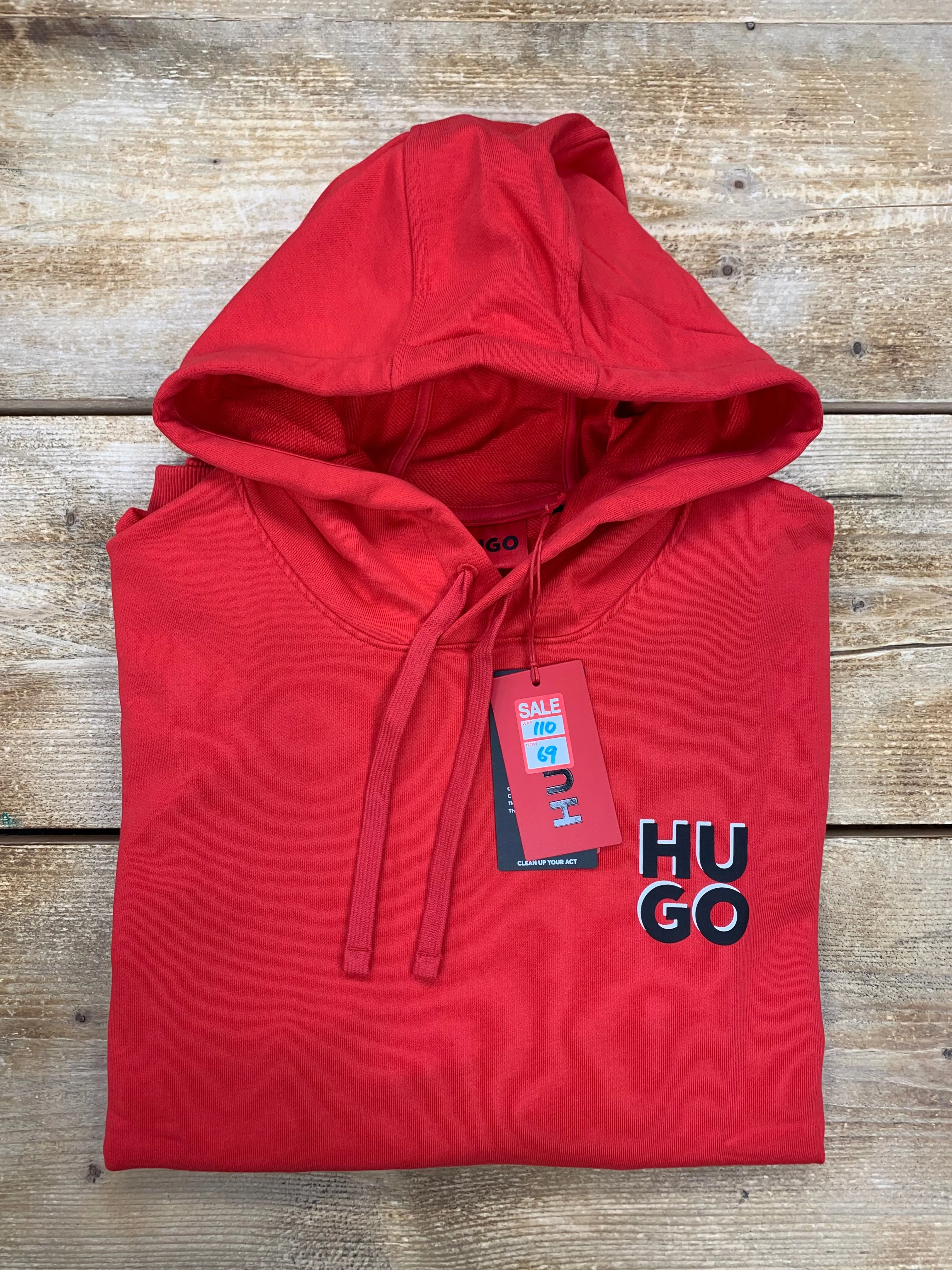 HUGO Dimonihood Logo Hoodie sold by Dynamite Terrace Menswear