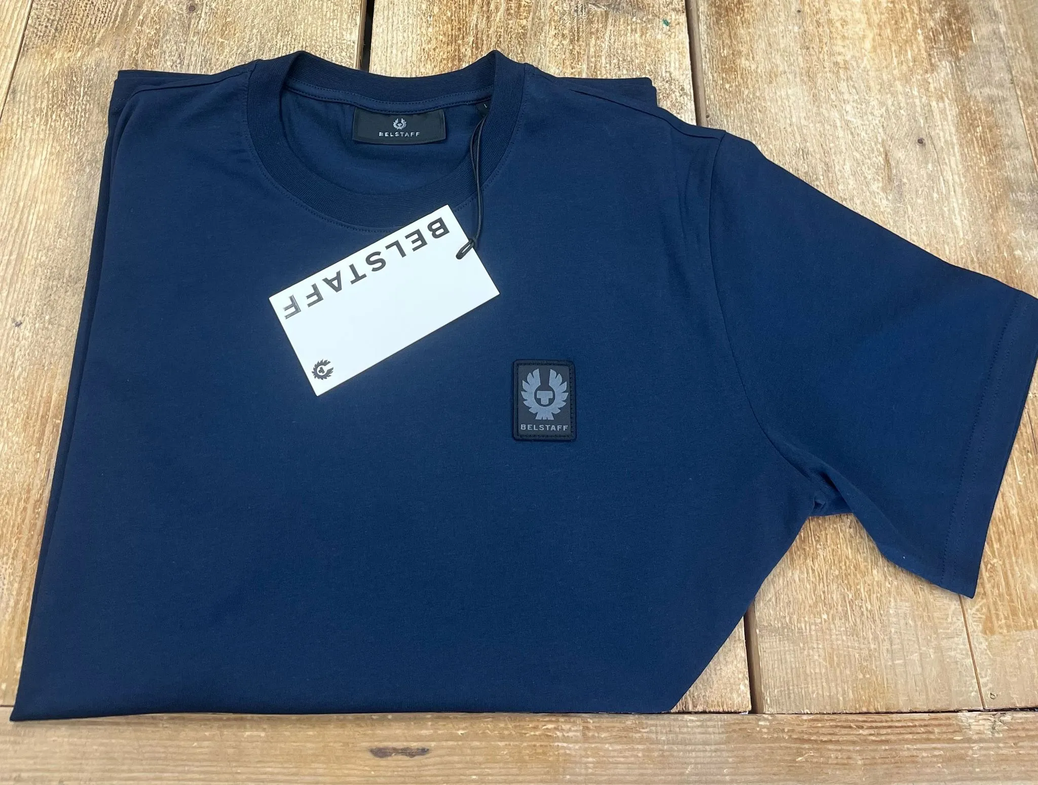 Belstaff Monkford Heritage Logo T-Shirt sold by Dynamite Terrace Menswear
