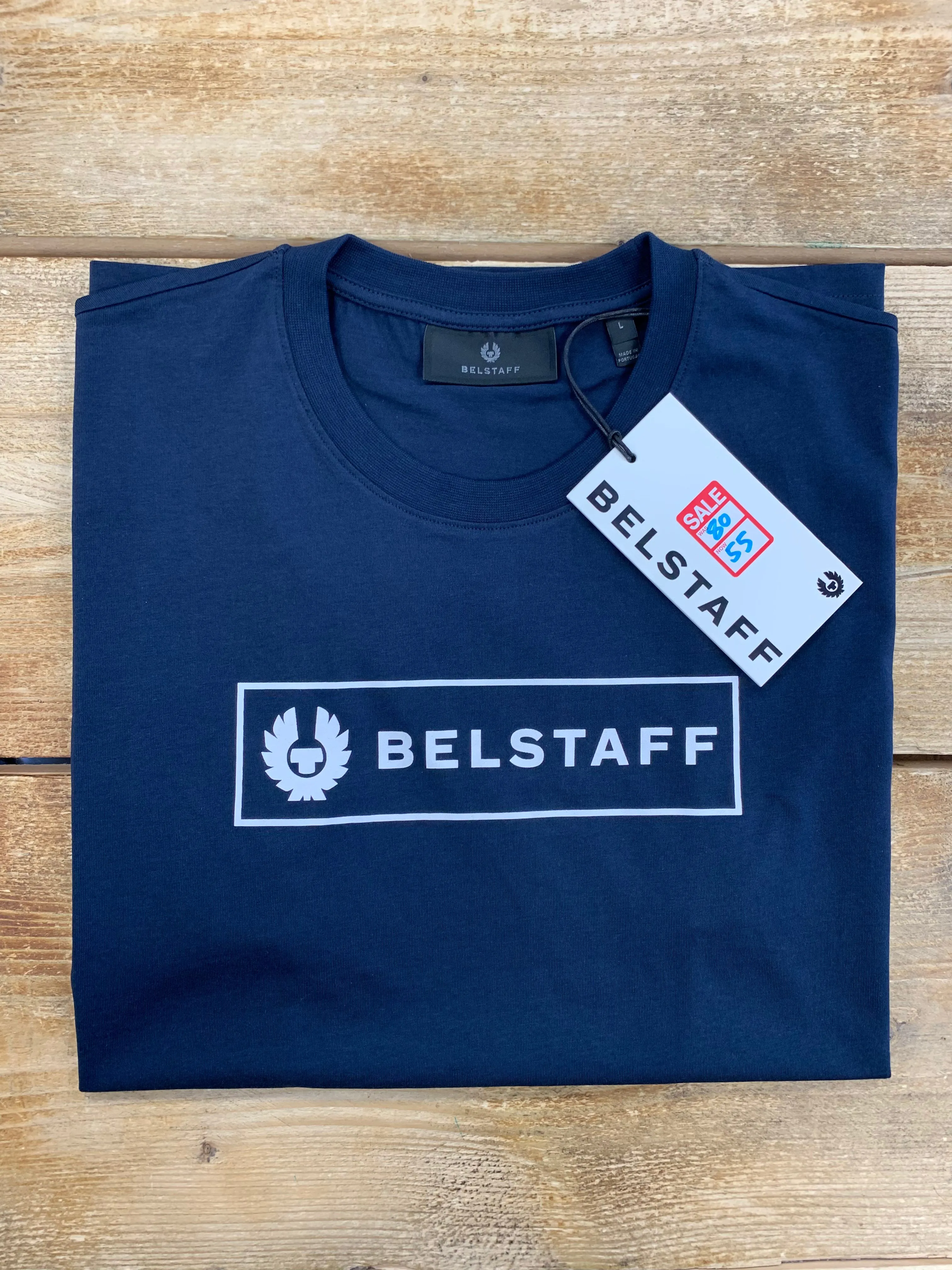 Belstaff Heritage Box Logo T-Shirt sold by Dynamite Terrace Menswear
