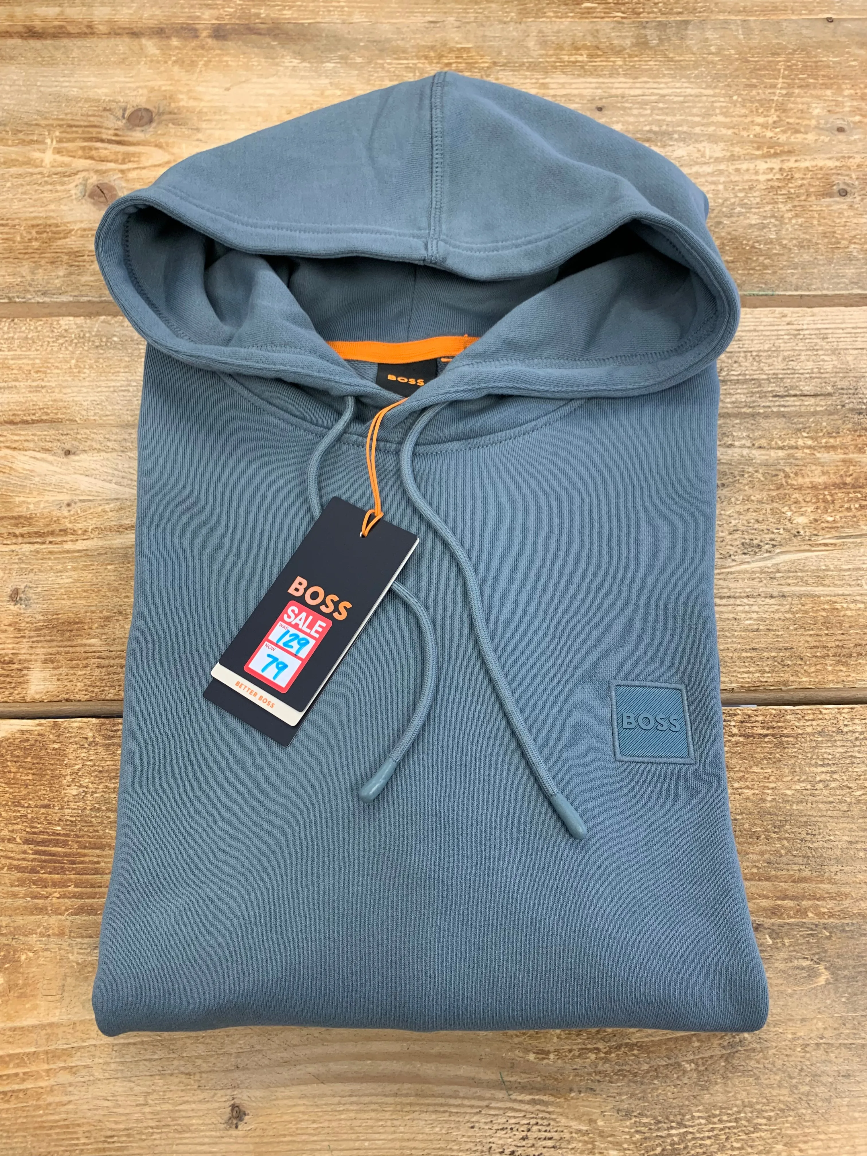 BOSS Wetalk Box Logo Hoodie sold by Dynamite Terrace Menswear