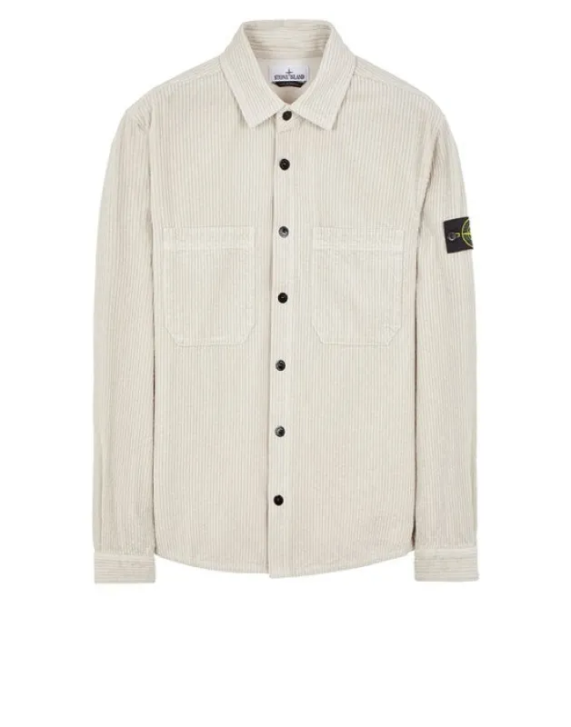 Stone Island 11311 CORDUROY 400 TC Overshirt made by Stone Island