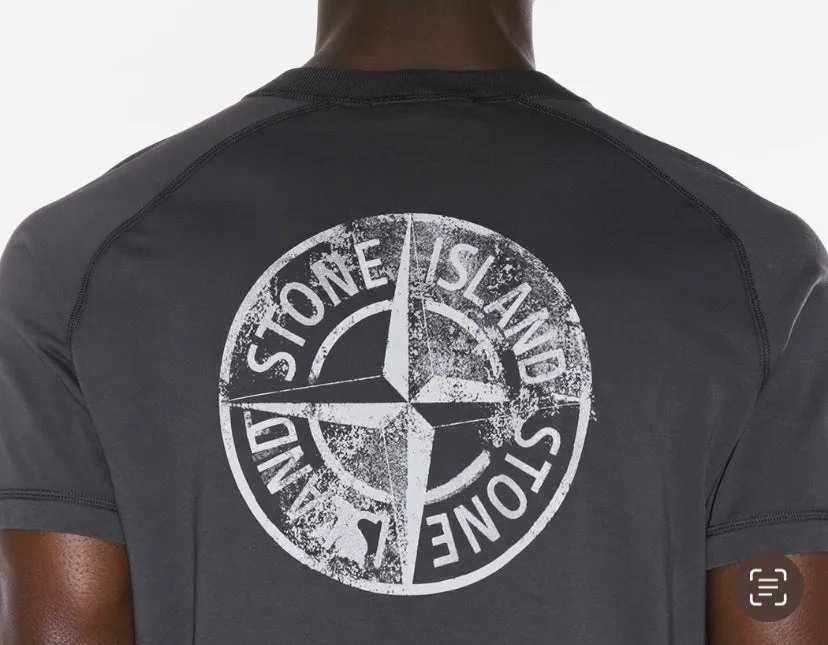 Stone Island 2100020 ORGANIC COTTON JERSEY Reflective T-Shirt sold by Dynamite Terrace Menswear product image thumbnail 4