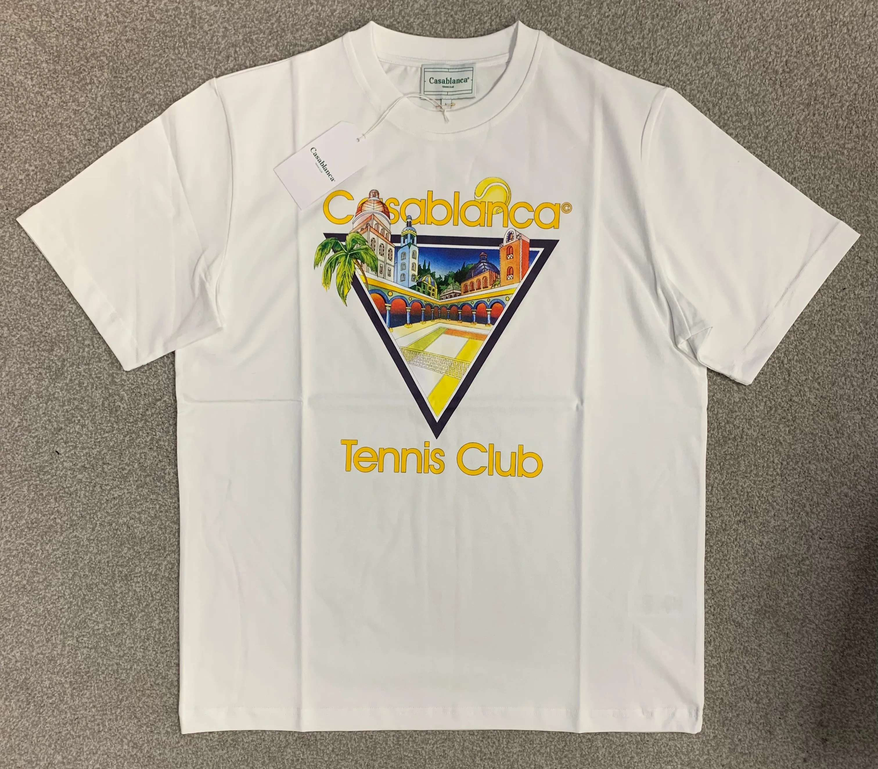 Casablanca Tennis Club Icon T-Shirt sold by Dynamite Terrace Menswear