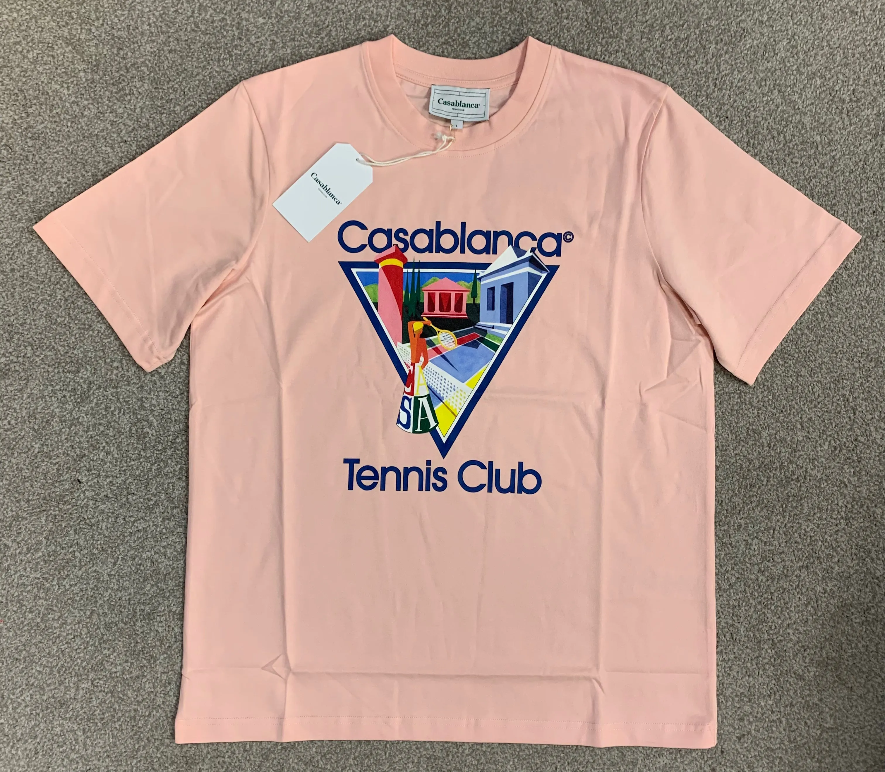 Casablanca Tennis Club La Joueuse T-Shirt sold by Dynamite Terrace Menswear
