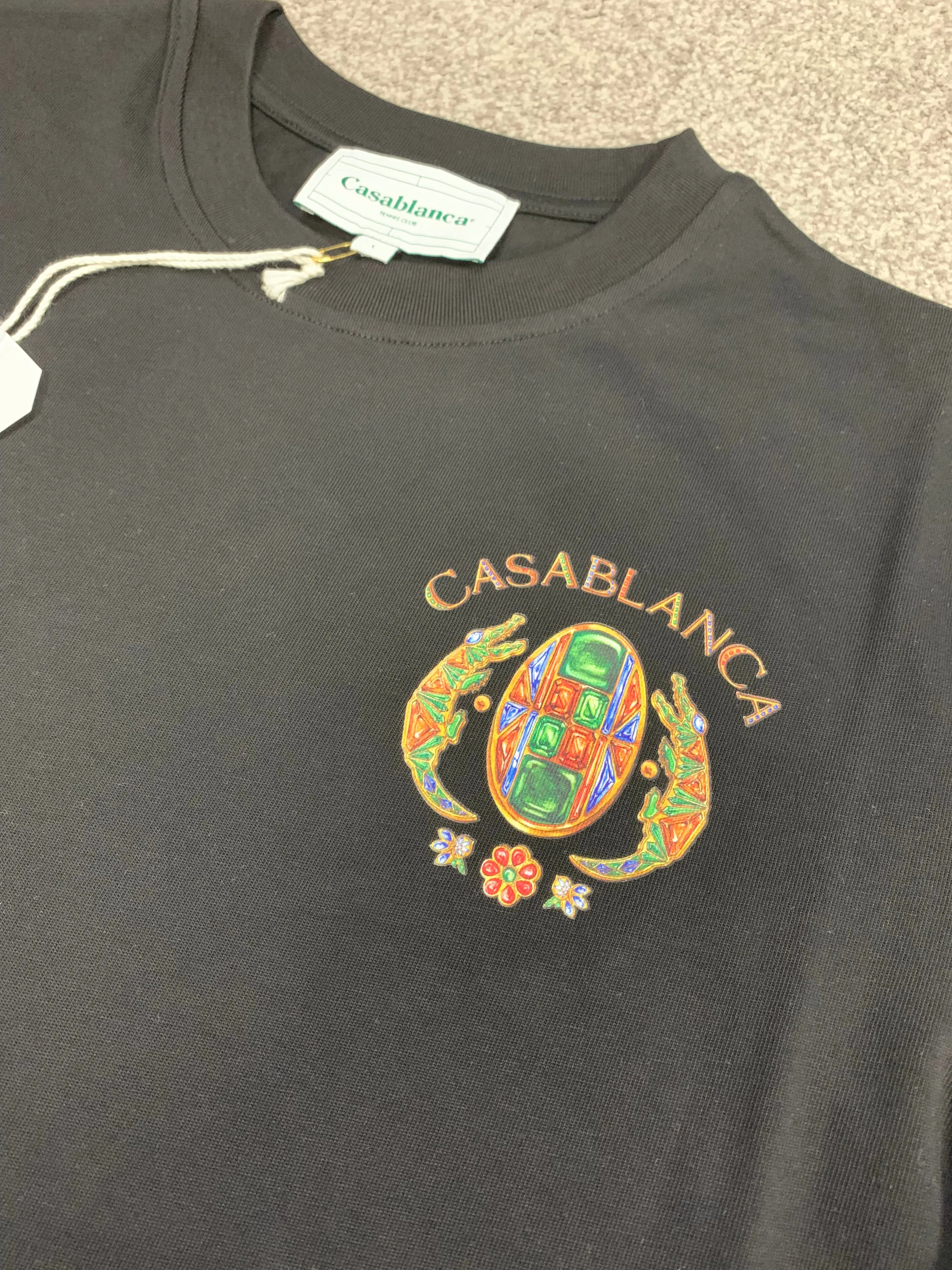 Casablanca Joyaux D' Afrique Tennis Club T-Shirt sold by Dynamite Terrace Menswear product image thumbnail 2