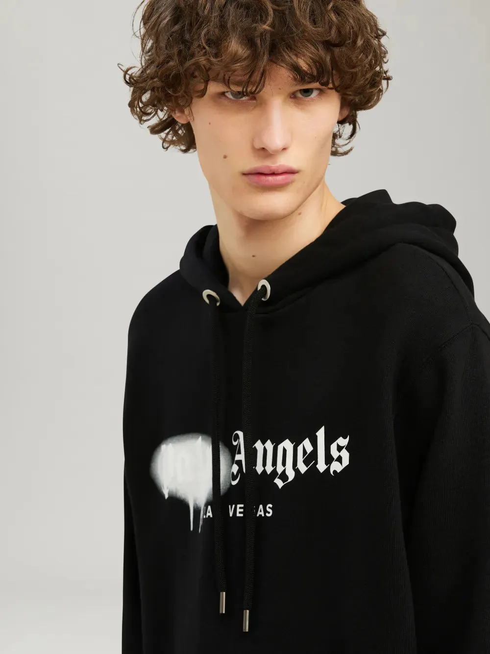 Palm Angels LAS VEGAS Spray Logo Hoodie sold by Dynamite Terrace Menswear product image thumbnail 4