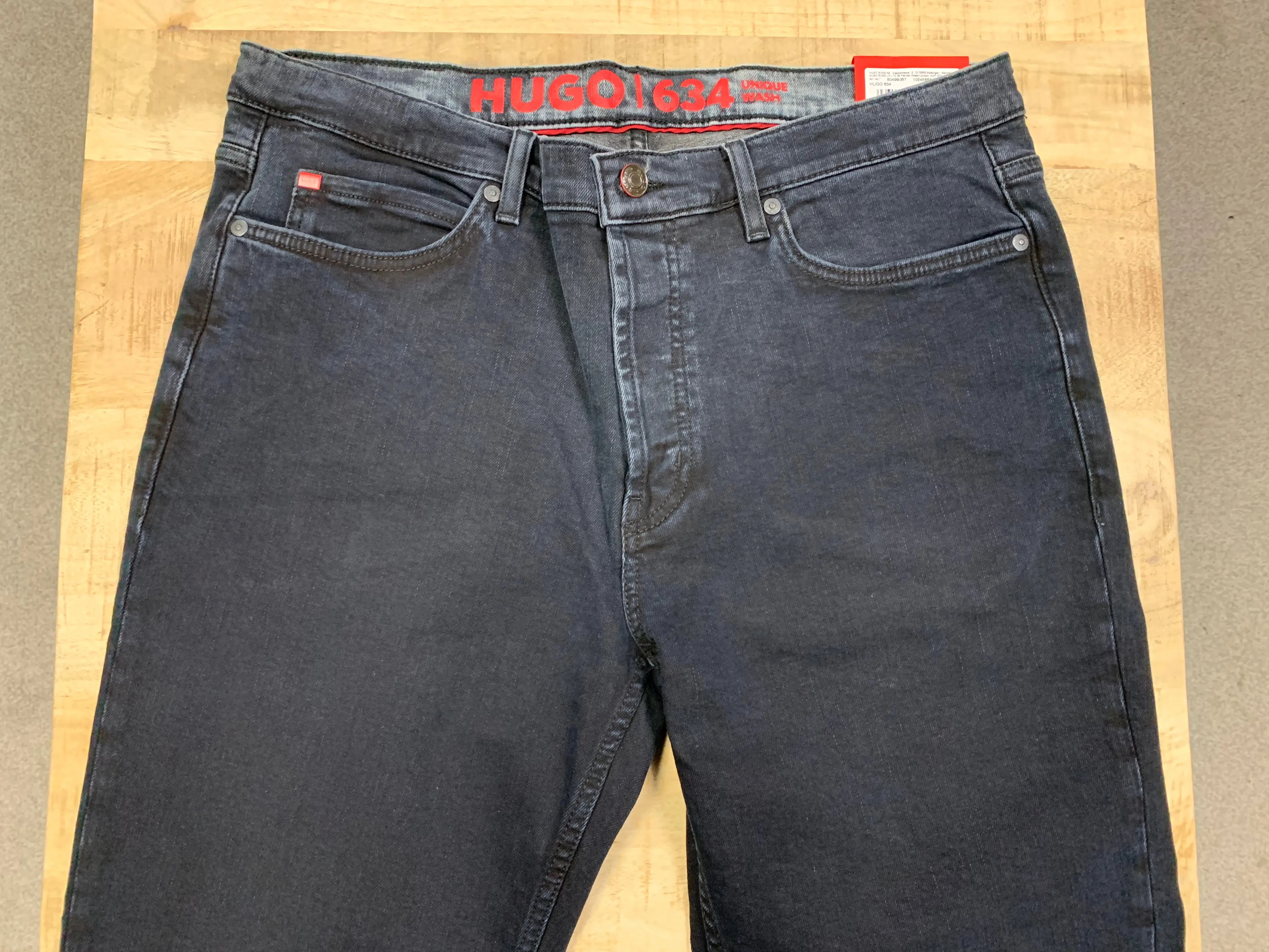 HUGO 634 UNIQUE WASH Tapered Fit Jeans sold by Dynamite Terrace Menswear