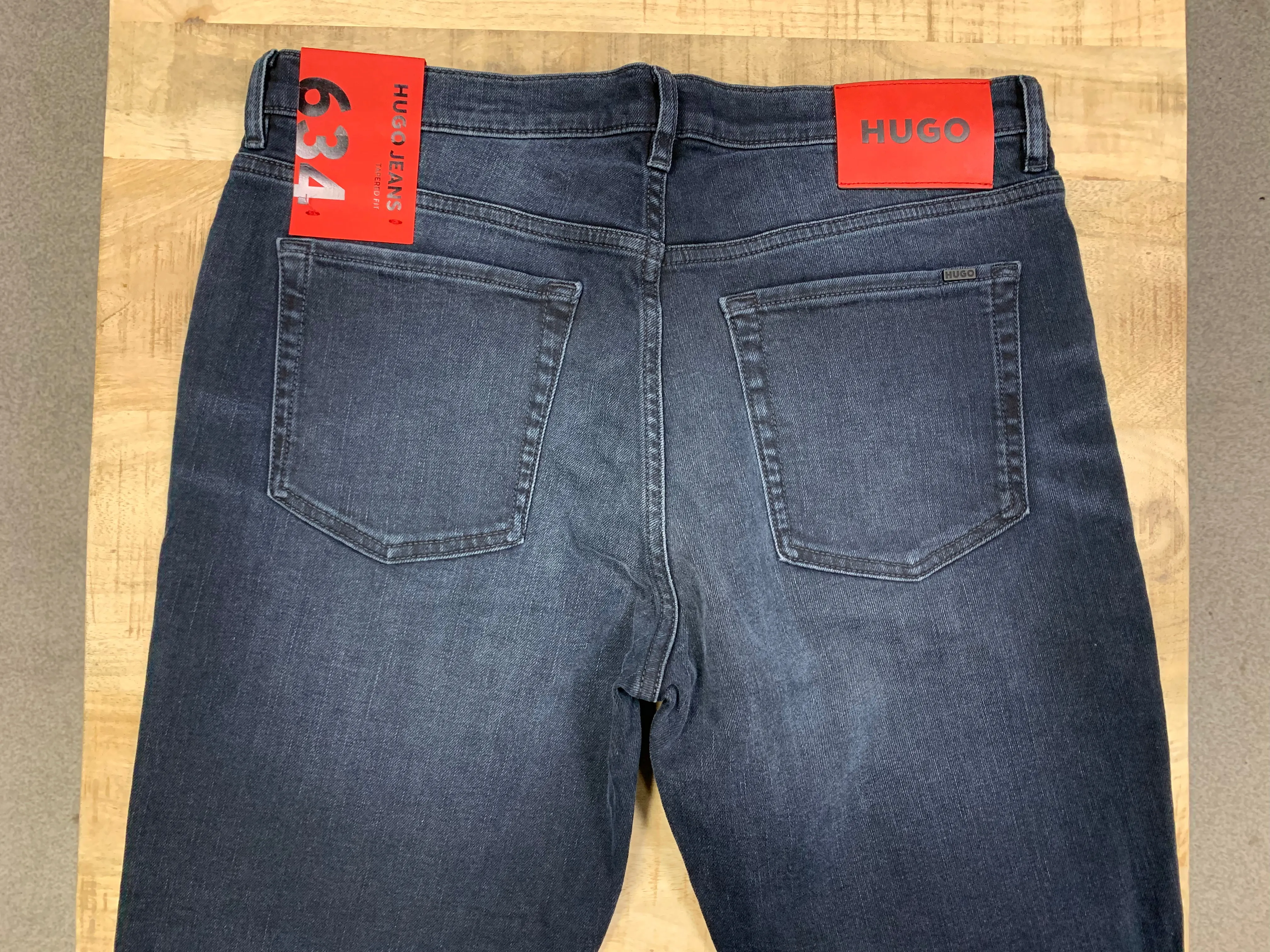 HUGO 634 WASHED Tapered Fit Jeans sold by Dynamite Terrace Menswear product image thumbnail 2