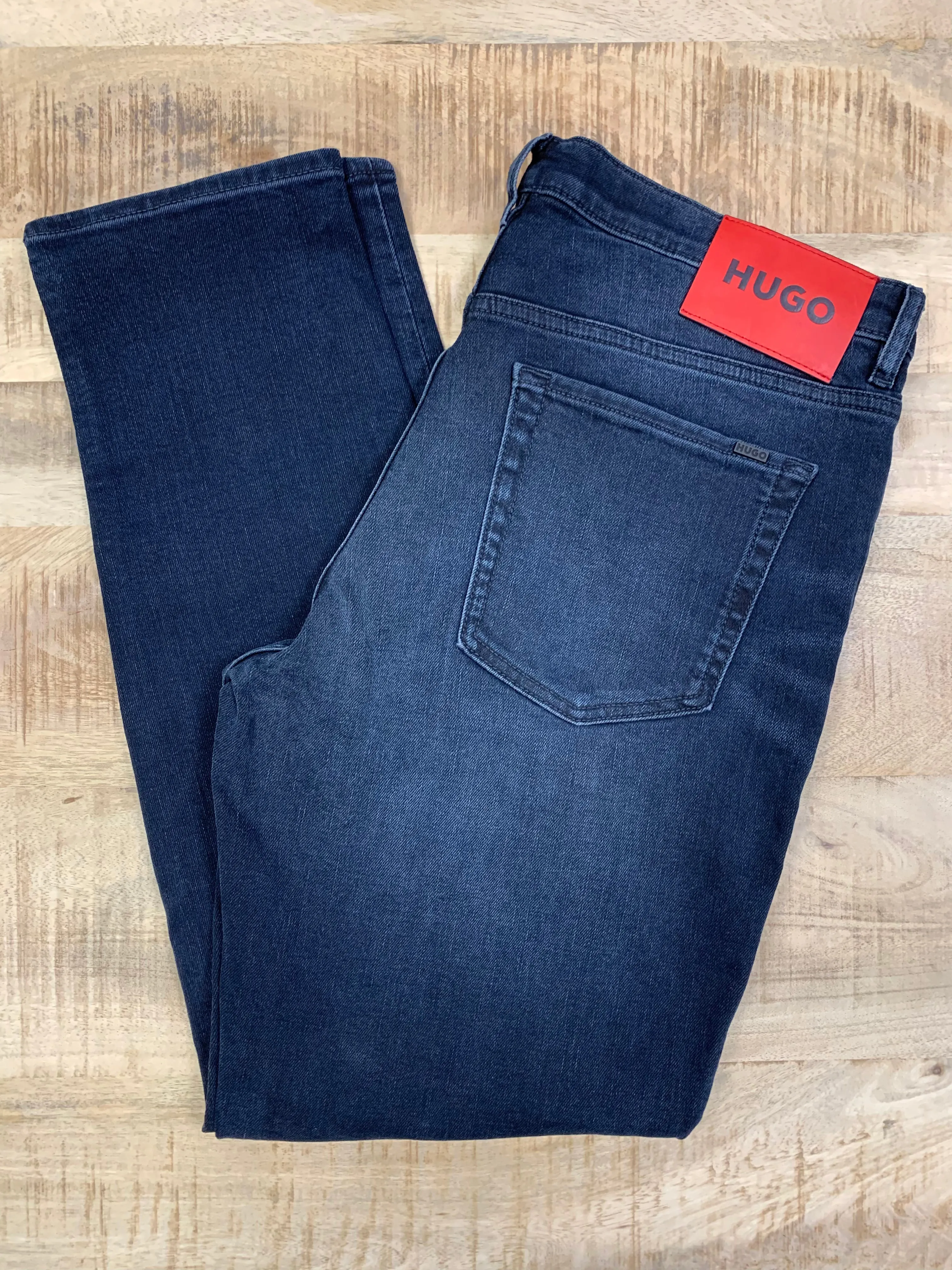 HUGO 634 WASHED Tapered Fit Jeans sold by Dynamite Terrace Menswear product image thumbnail 3