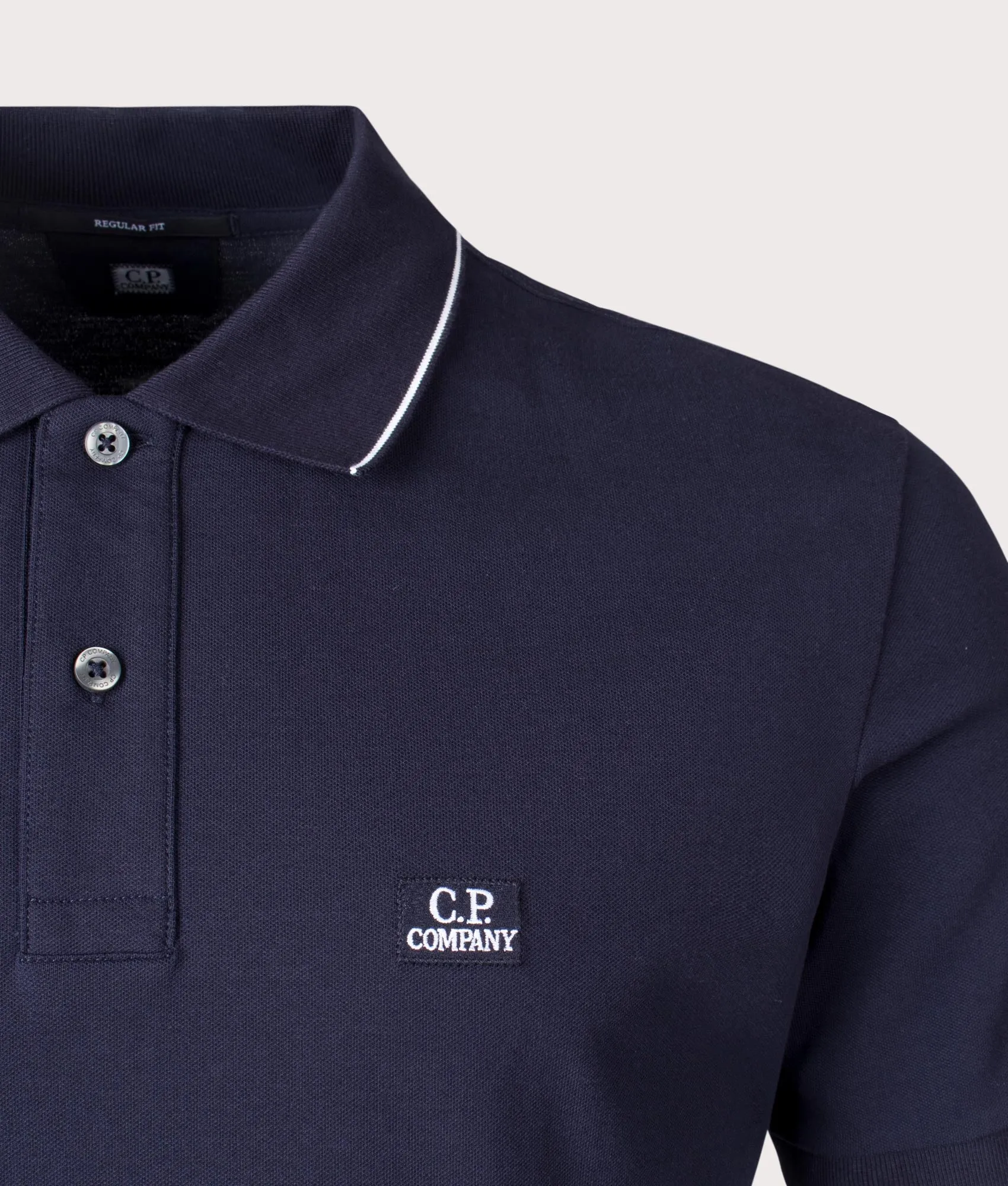 CP Company Regular Fit Stitch Logo Polo Shirt sold by Dynamite Terrace Menswear product image thumbnail 2