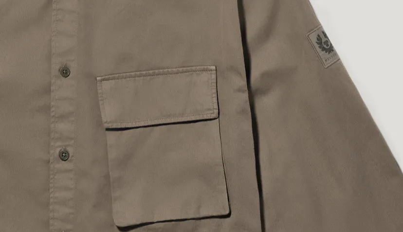 Belstaff SCALE Garment Dyed Buttoned Overshirt sold by Dynamite Terrace Menswear product image thumbnail 2