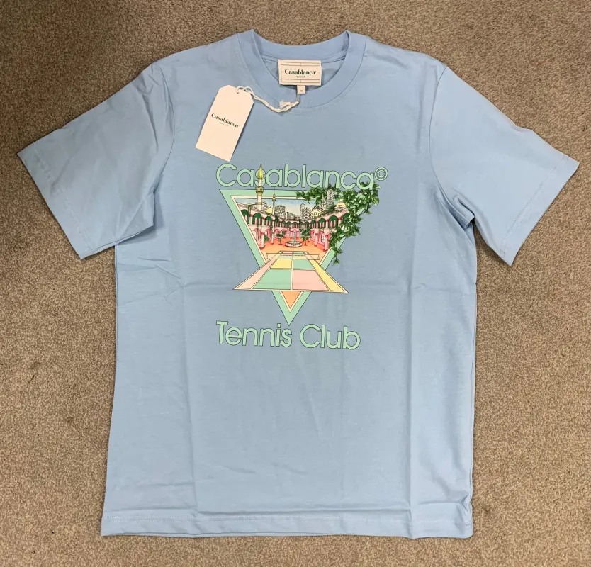 Casablanca Tennis Club Icon T-Shirt sold by Dynamite Terrace Menswear