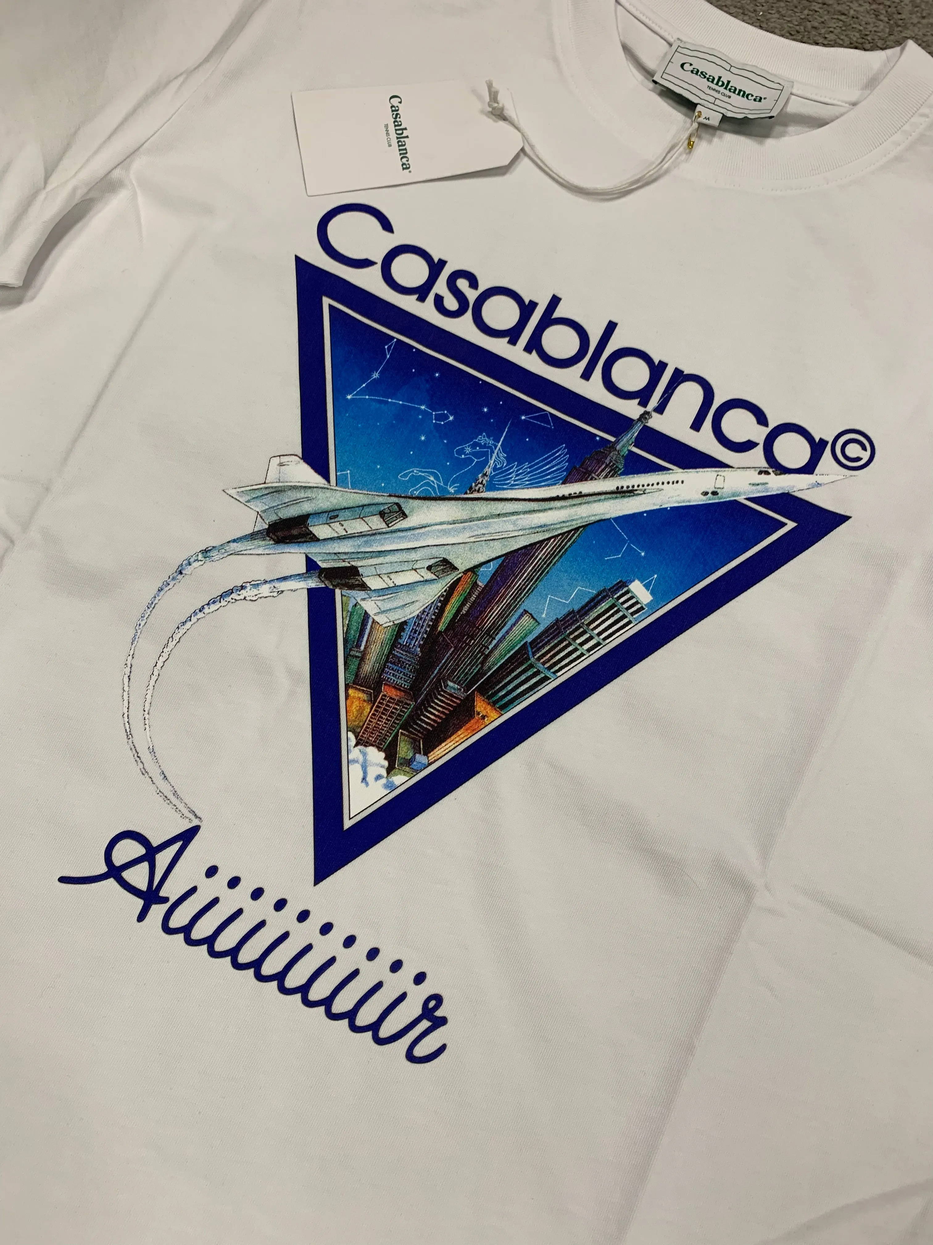 Casablanca Air Logo T-Shirt sold by Dynamite Terrace Menswear product image thumbnail 2