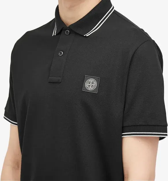 Stone Island COTTON PIQUÉ Polo Shirt sold by Dynamite Terrace Menswear product image thumbnail 2