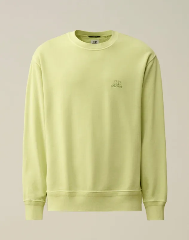 CP Company RESIST DYED Diagonal Fleece Logo Sweatshirt sold by Dynamite Terrace Menswear