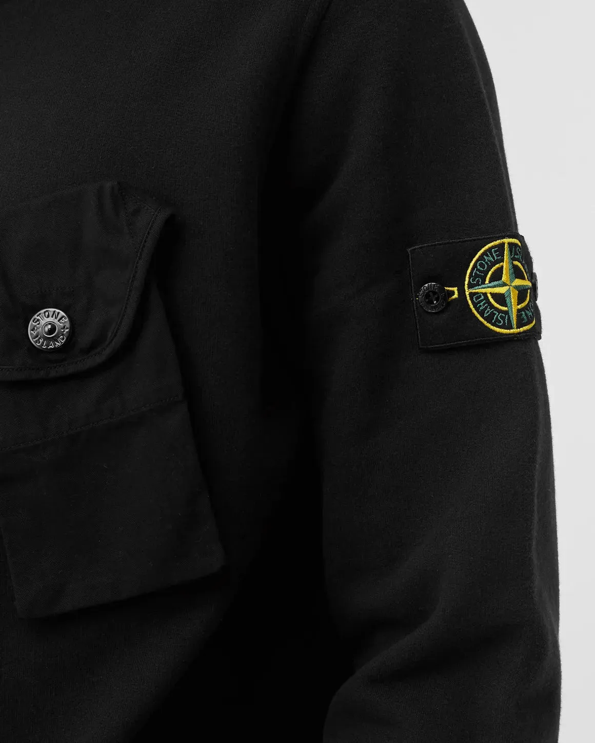 Stone Island 60519 Brushed Cotton Fleece Sweatshirt sold by Dynamite Terrace Menswear product image thumbnail 5