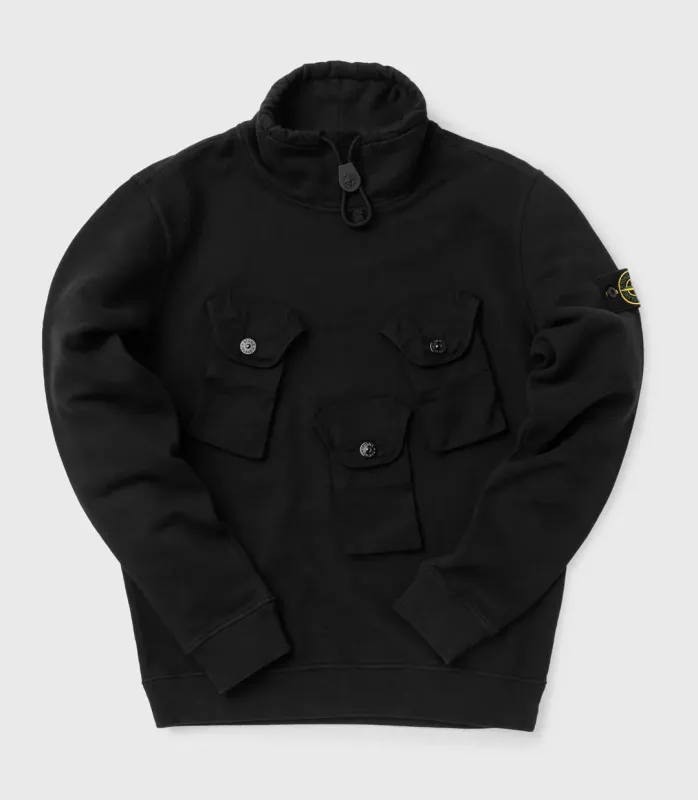Stone Island 60519 Brushed Cotton Fleece Sweatshirt sold by Dynamite Terrace Menswear