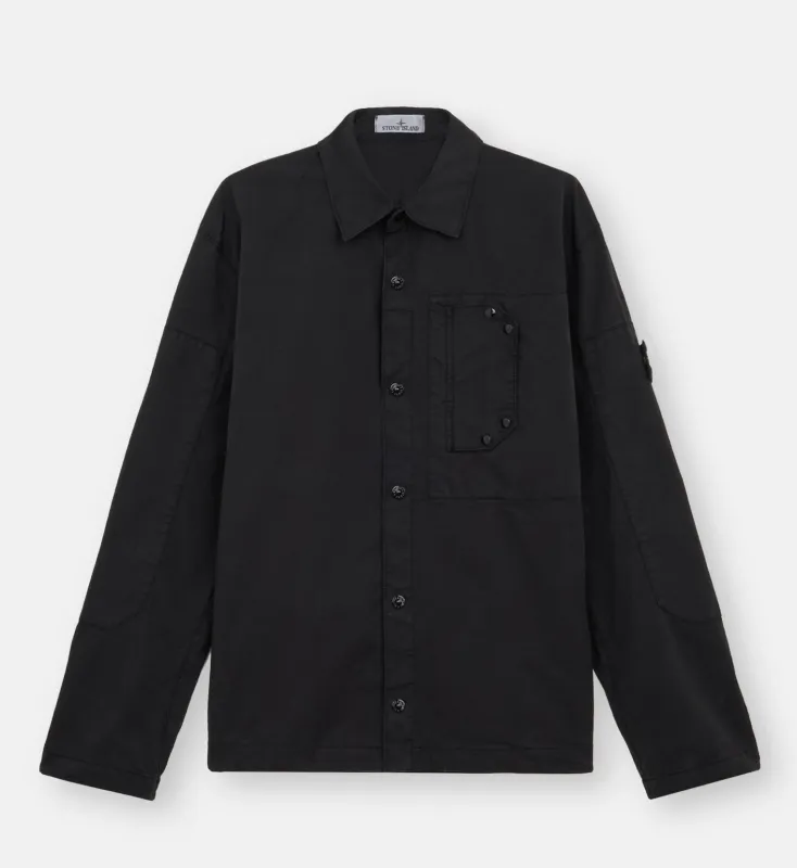 Stone Island 11910 SUPIMA® COTTON TWILL STRETCH-TC Overshirt sold by Dynamite Terrace Menswear