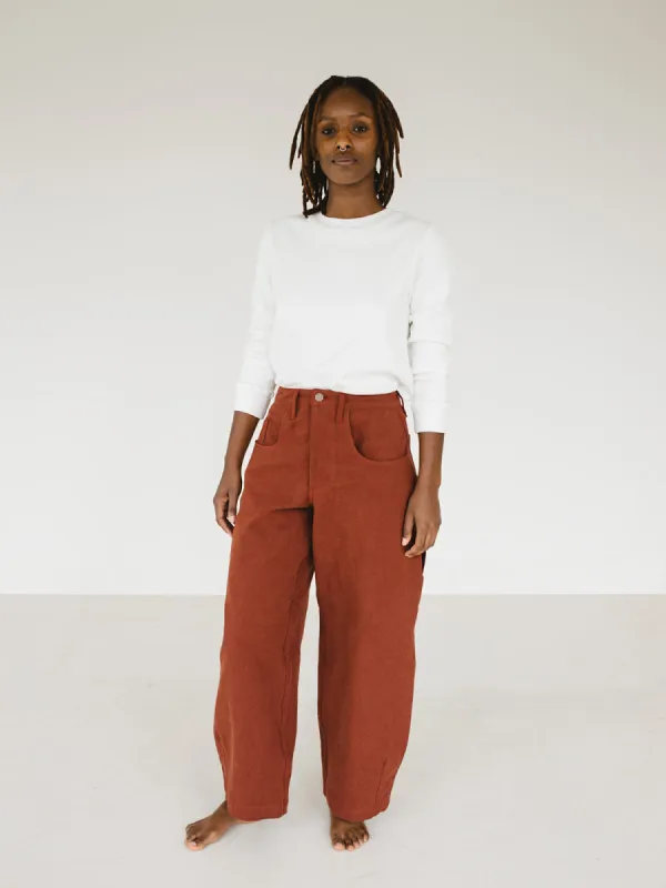 Abeo Pants - Sumac sold by Aliya Wanek