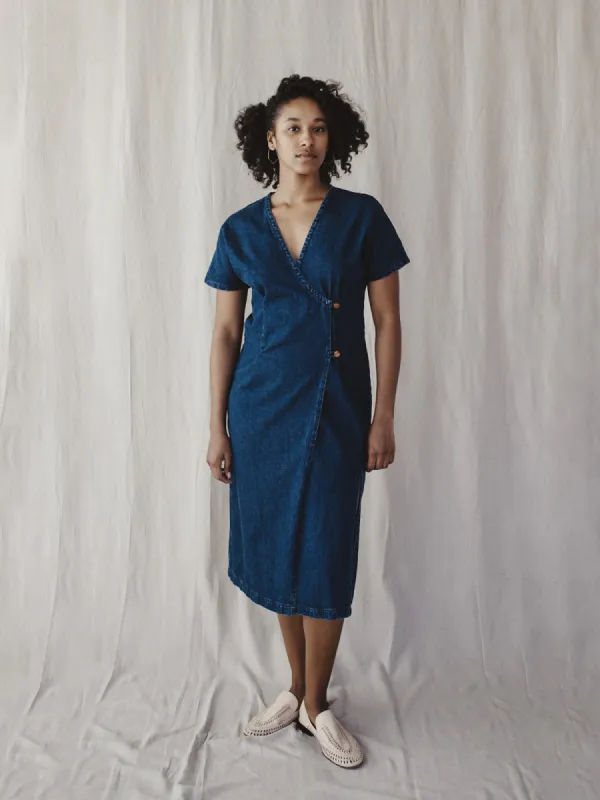 Dahlia Dress - Denim sold by Aliya Wanek