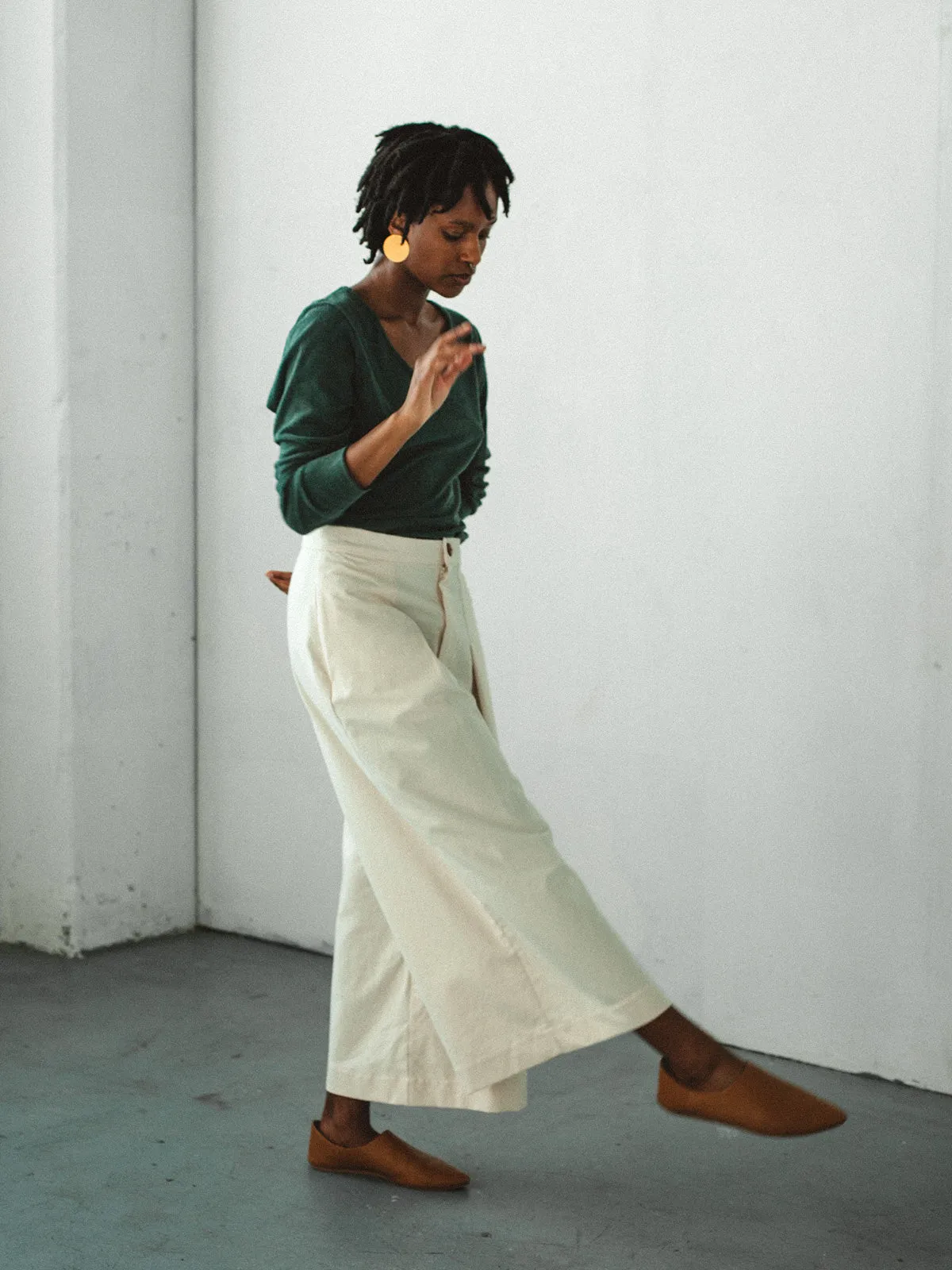 Lin Trousers - Natural sold by Aliya Wanek product image thumbnail 2