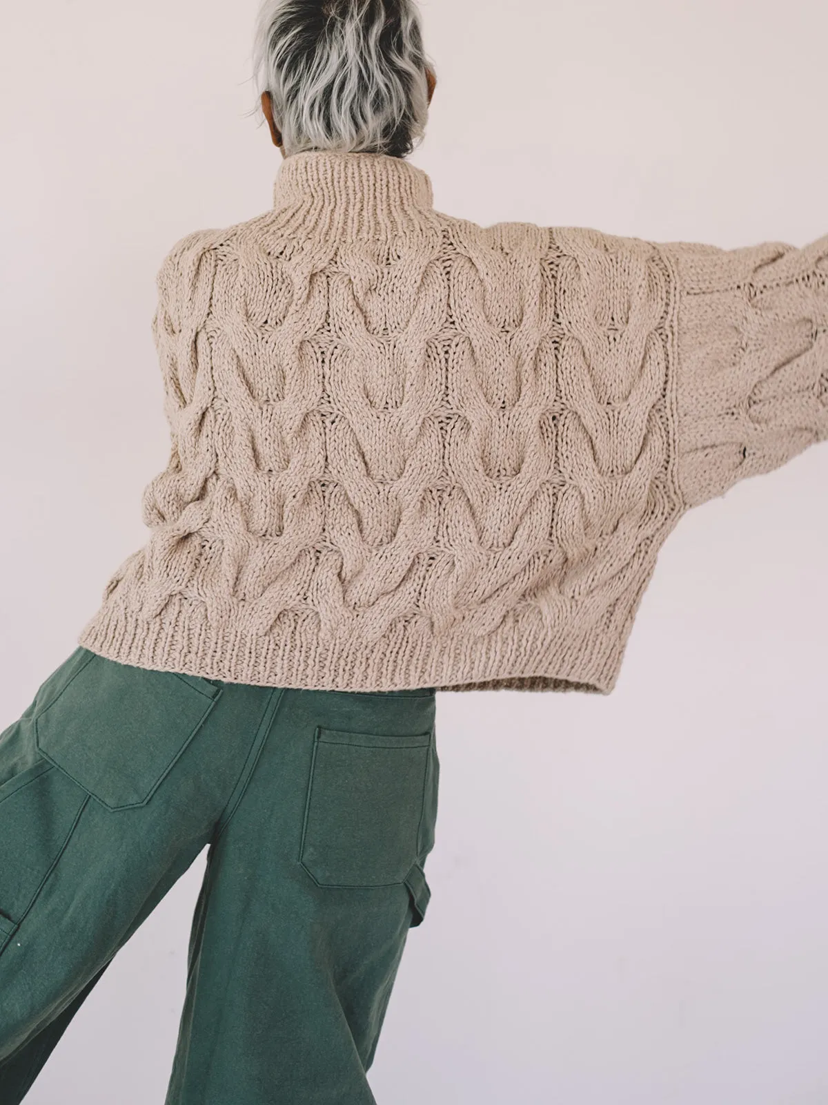 Chioma Sweater - Camel sold by Aliya Wanek product image thumbnail 4