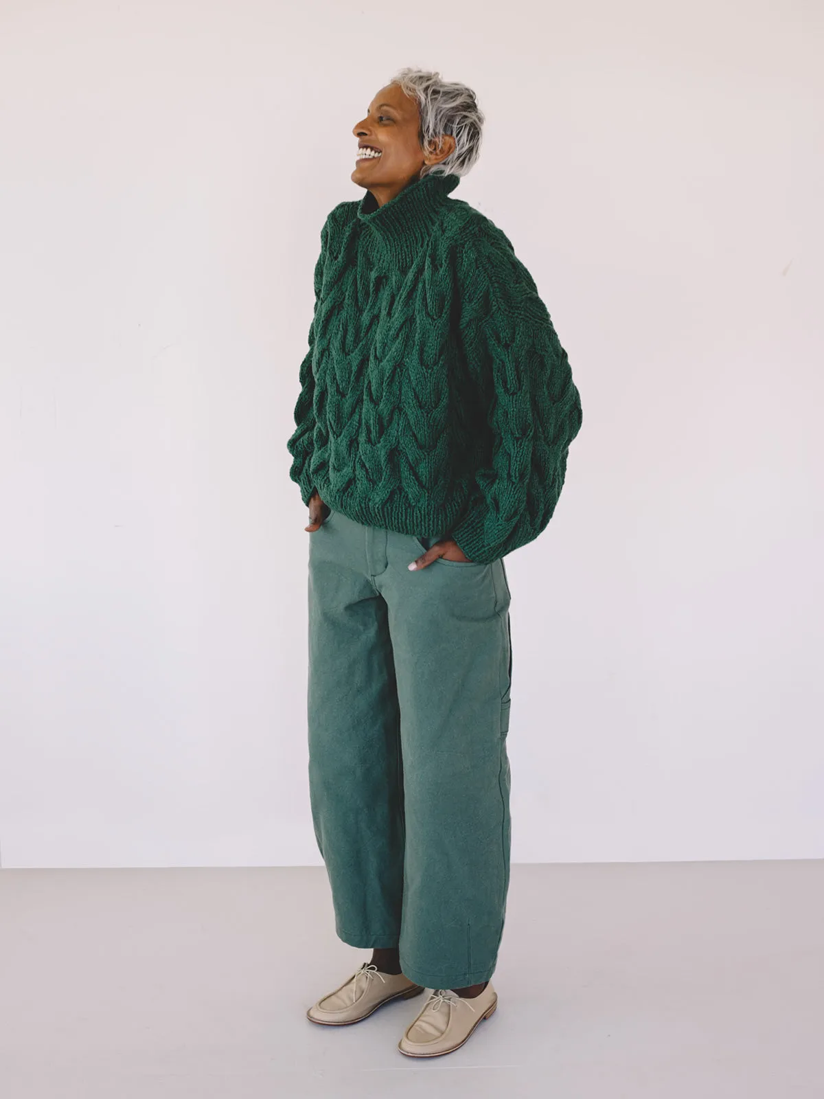 Chioma Sweater - Forest sold by Aliya Wanek product image thumbnail 3